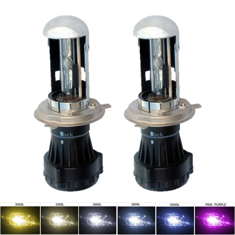 A1 BI-XENON H4 9003 High Power HID Kit 35W Premium Slim Ballasts Headlight Bulbs - Image 3 of 4