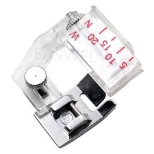 Bias Binder Presser Foot Attaching Binding Snap-on For Sewing Machine Adjustable