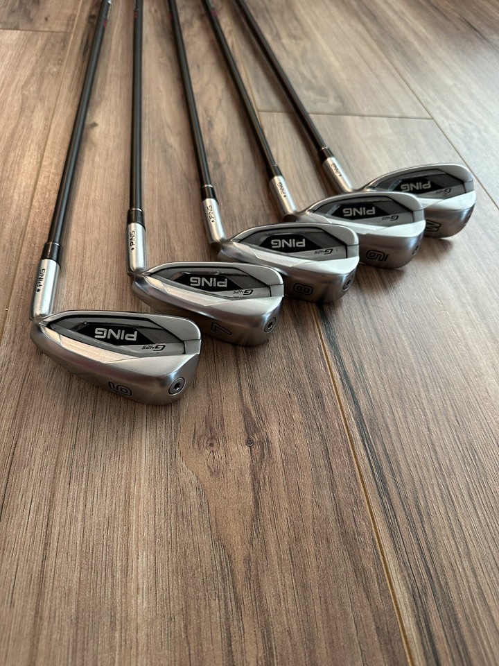 Ping G425 Iron Set 6pw W/ Upgraded Kbs Max Graphite Iron 65g Shafts