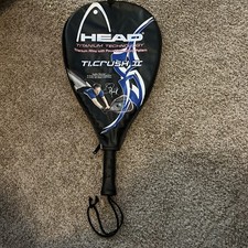 HEAD TITANIUM TI CRUSH II RACQUETBALL RACKET 3 5/8". In Excellent Condition