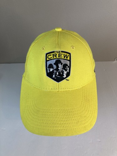 The Crew” Neon Yellow Fitted Ball Cap 