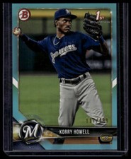 2018 Bowman Draft #BD-61 Korry Howell Sky Blue #/499 SN