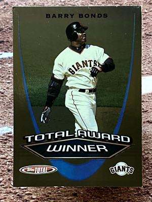 2005 Topps Total Total Award Winner Barry Bonds #AW30 San Francisco Giants