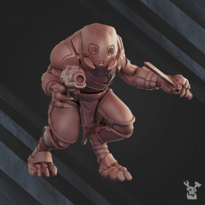 Unpainted Primitive Hunters Tribe Unit