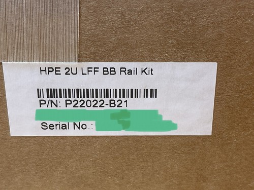 HPE DL38X DL345 DL380 DL385 Gen10+Plus 2U LFF Ball Bearing Rail Kit P22022-B21 - Afbeelding 4 van 4