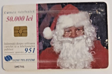 Vintage 2000 RomTelecom Romanian Phone Cards-Santa Claus/Happy Holidays