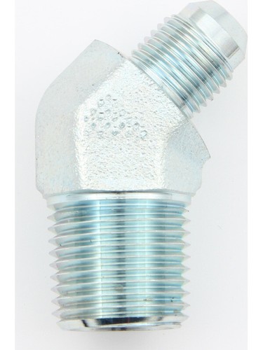 Aeroquip Fitting Adapter 45 Degree 4 AN Male to 1/8 in NPT Male Alumi