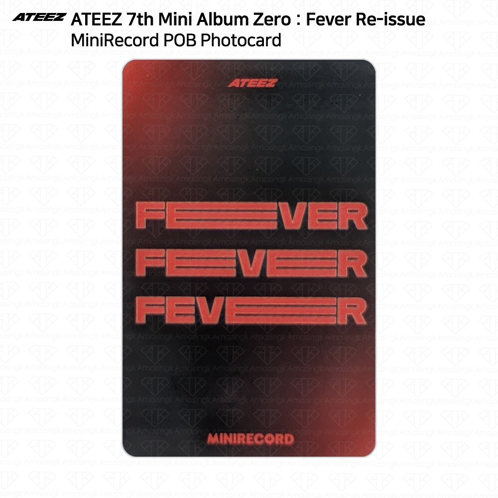 ATEEZ ZERO:FEVER ポップアップ サイン入り 当選品 ATEEZ ZERO:FEVER ポップアップ サイン入り 当選品
