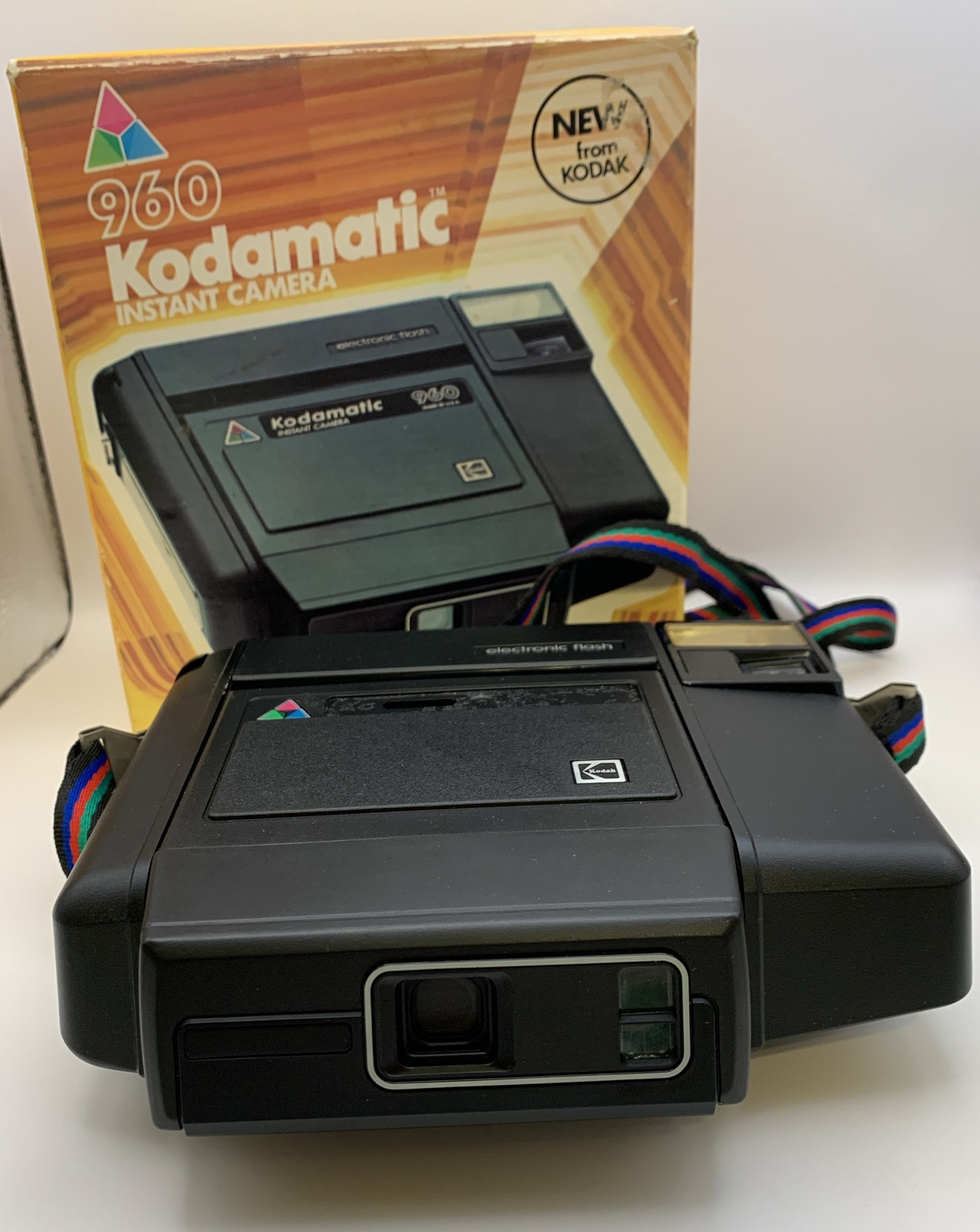 Kodamatic Instant Camera 960 With Original Box & Manual Not Tested Pre-owned-image