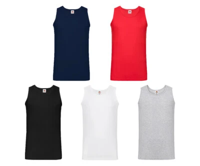 FRUIT OF THE LOOM T SHIRT MUSKELSHIRT HERREN SHIRTS TANK TOP M L XL XXL 3XL 4XL  - Bild 1 von 2
