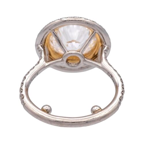 Tiffany & Co. Soleste 3.54 Ct F VVS2 Cntr Diamond engagement Ring Pink Diamonds - Picture 4 of 15