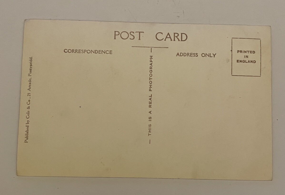 Girls' County School Pobtypridd Postcard RPPC