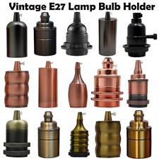 E27 Lamp Socket Holder Pendant Bulb Holder Vintage Lamp Socket