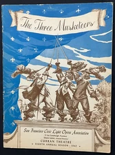 The Three Musketeers, San Francisco Civic Light Opera Association (1947)