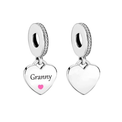 OMA OMA HERZ CHARM   ECHT 925 STERLING SILBER