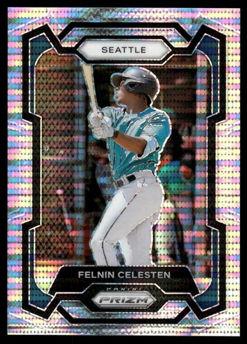 2024 Panini Prizm Baseball FELNIN CELESTEN PULSAR PRIZM /499 #299 SEATTLE - Picture 1 of 2