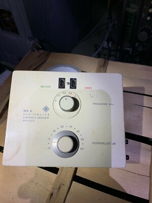 Audiometer MA4 Clamann & Grahnert Dresden ungeprüft Kellerfund