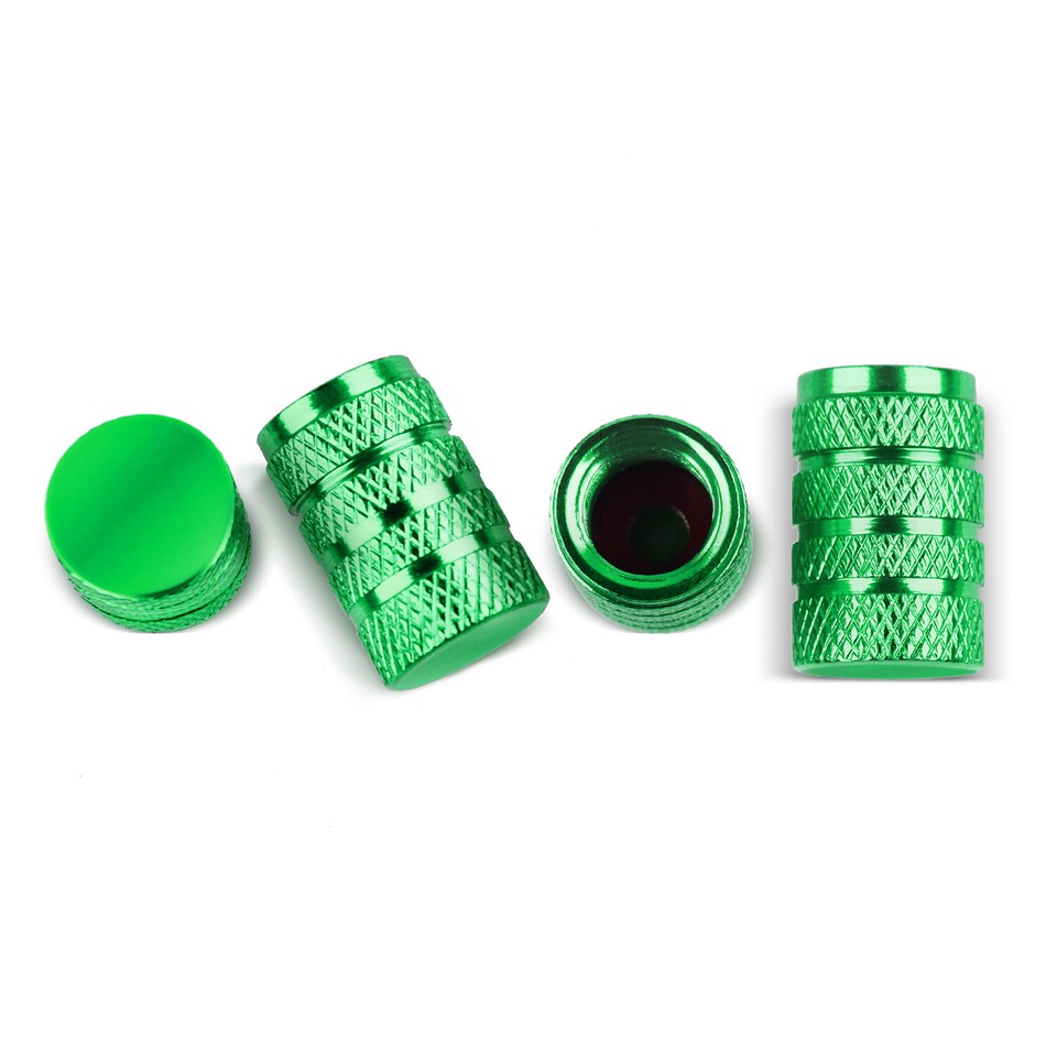 4PCS ALUMINUM WHEEL TIRE RIM AIR PORT DUST COVER VALVE CAP SPIKE
