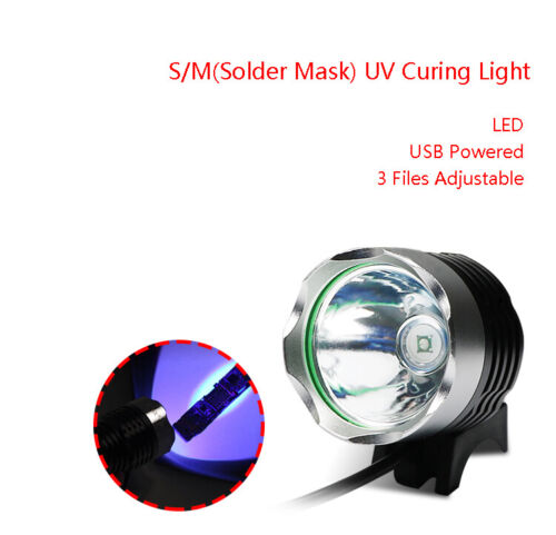 Lampe UV ultraviolette USB lumière LED pour durcir la colle à ongles colle OCA masque à souder pour circuits imprimés - Photo 1 sur 5
