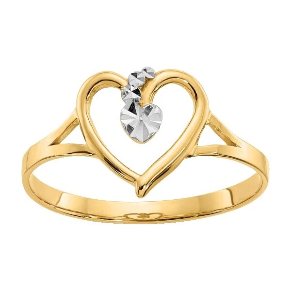 Yellow Gold Plated Band Beauty Fashion Rings
