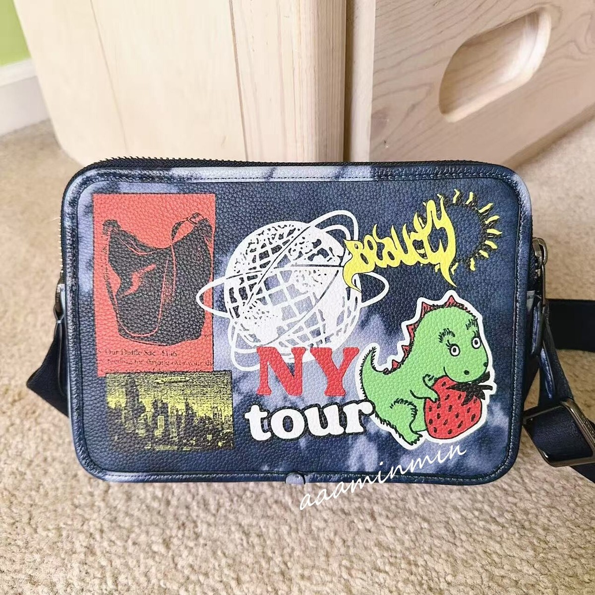 NWT COACH Charter Crossbody Bag 24 With Tie Dye Print CU837 | eBay