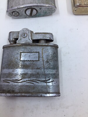 Vintage collection of assorted cigarette lighters lot of 5