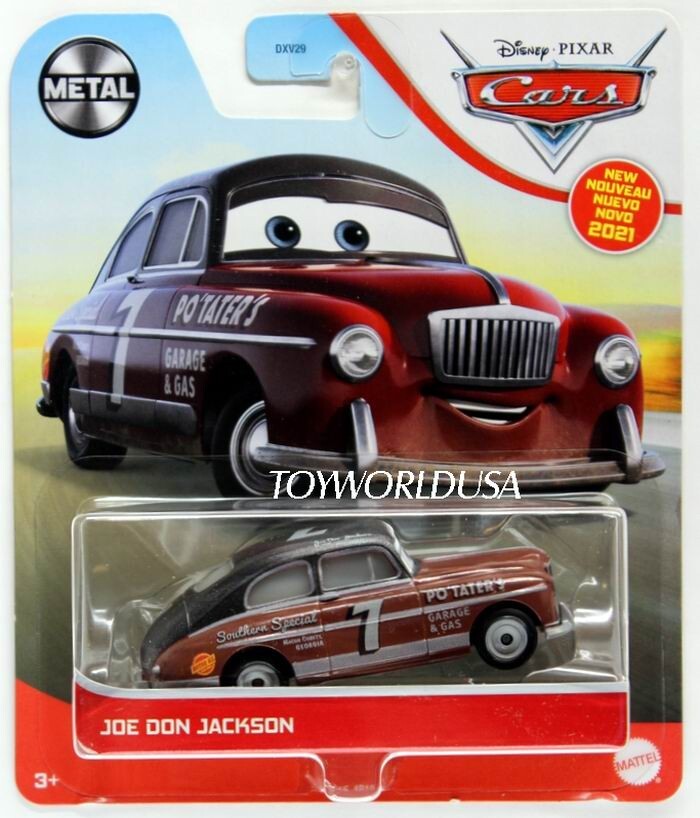 2021 Disney Pixar Cars METAL Series Joe Don Jackson PO' TATERS #7 GBV55