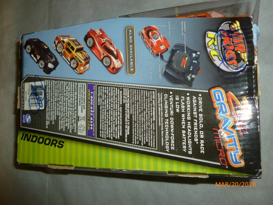 NEW AIR-HOGS ZERO GRAVITY MICRO RC CAR Orange - Image 4 of 4