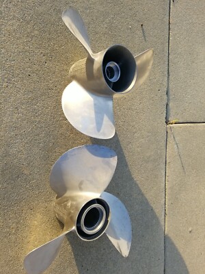 Yanmar bravo 3 Dual Prop Front Rear Stainless Steel Propeller Set 28 19635009480