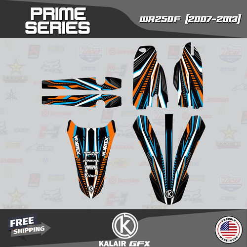 Kit de gráficos para YAMAHA WR250F 2007 2008 2009 2010 2011 2012 2013 Prime Cyn Orag - Imagen 4 de 6