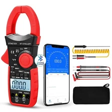 TRMS Digital Multimeter Tester 6000 Count AC/DC Volt Ohm Amp Current Clamp Meter