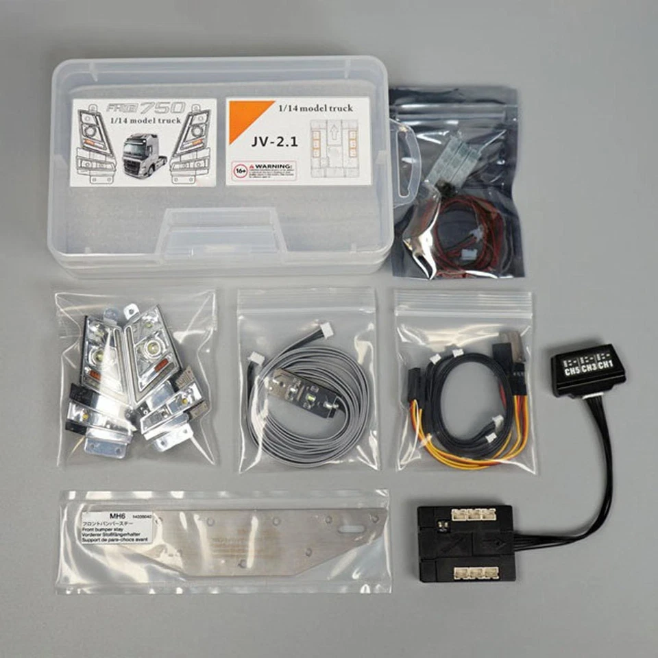 DIY Light Unit Spare for 1:14 Tamiya FH16 750 RC Tractor Truck 56360 56362 Lorry - Image 4 of 4