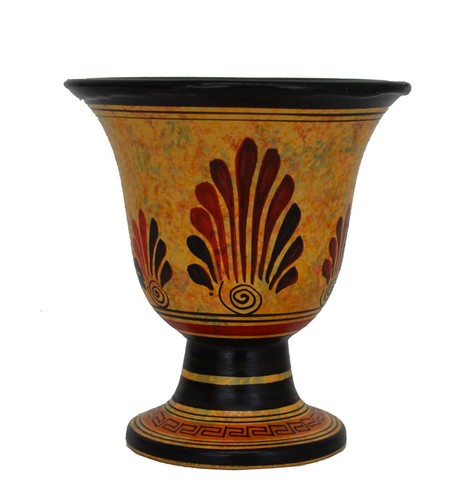 Pythagoras Fair Cup-Pythagorean Glass- King Leonidas Hand Painted on outside - Picture 2 of 4