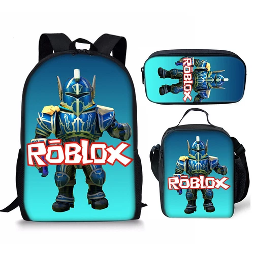 Roblox Game Backpack School Rucksack Shoulder Bag Lunch Bag Pencil Kids Gift new - Picture 18 of 50