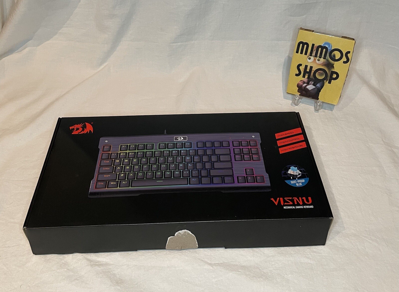 Viznu RGB Wired Gaming Mechanical Keyboard Fast Shipping Tested Check Description-image