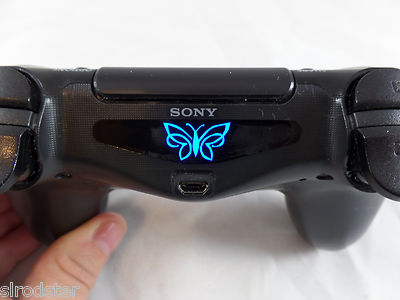 PlayStation 4 PS4 Controller girl custom BUTTERFLY Light Bar Decal Sticker