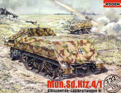RODEN Sd.Kfz.4/1 Gleisketten-Kraftwagen 3t Munitionskraftwagen Nebelwerfer 1:72