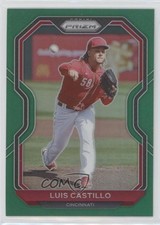 2021 Panini Prizm Tier III Green Prizm Luis Castillo #210 0c3e