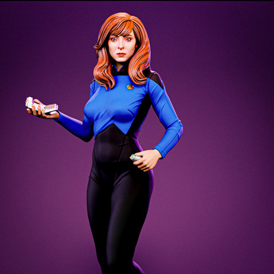 Beverly Crusher Figure / Statue various sizes