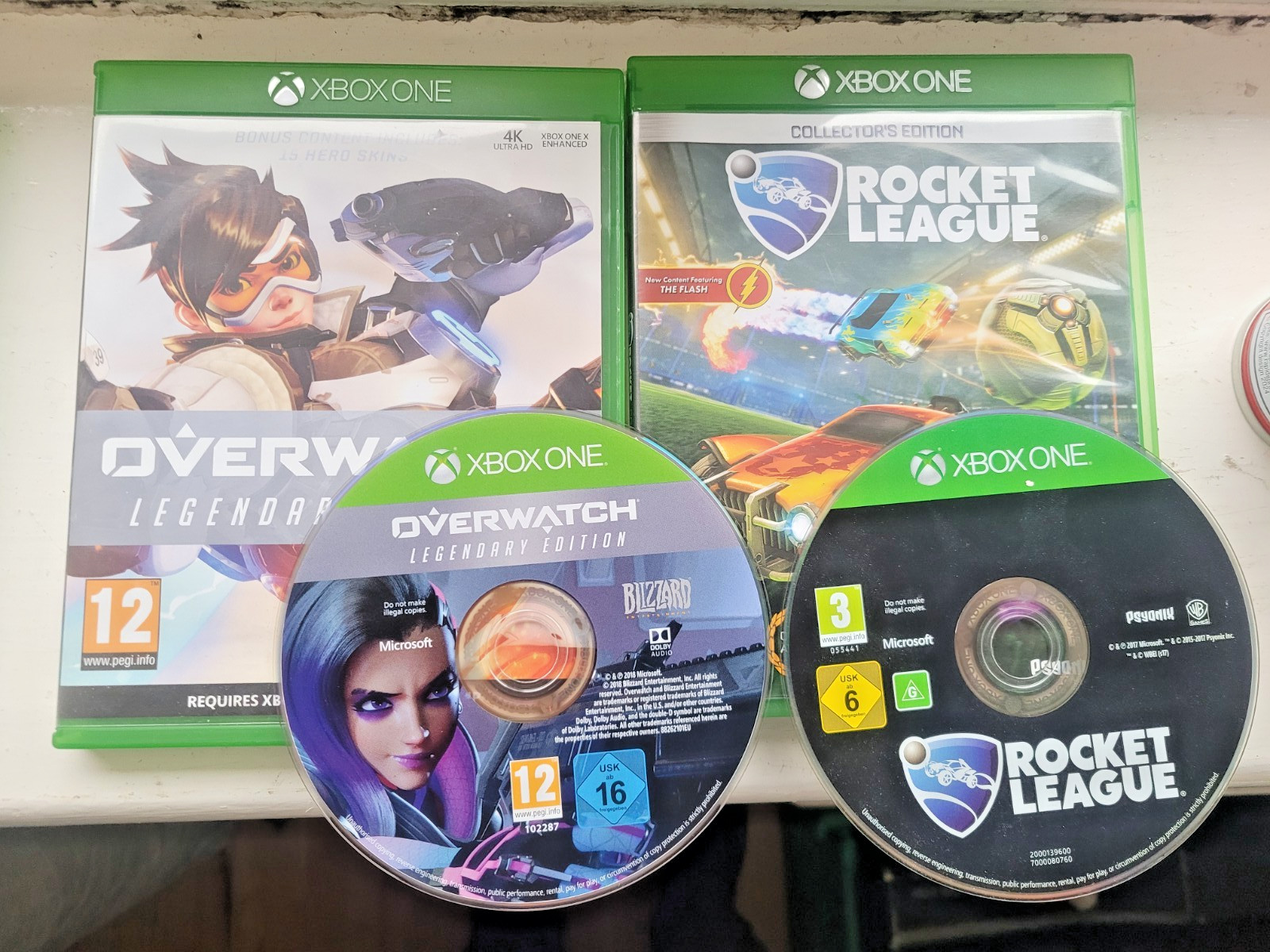 Rocket League Collector's Edition + Overwatch Legendary Edition Xbox One Games