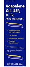 Adapalene 01 Acne Treatment Gel 16 Oz Oil Free Fragrance Free Topical Retinoid