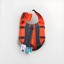 New Frisco Dog Life Jacket Size Extra Small Orange Gray 5-15lbs Girth 11"-15  