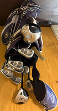 Awesome Callaway X Full Golf Club Set + Bag + Driver + Woods + 7 Irons + Putter