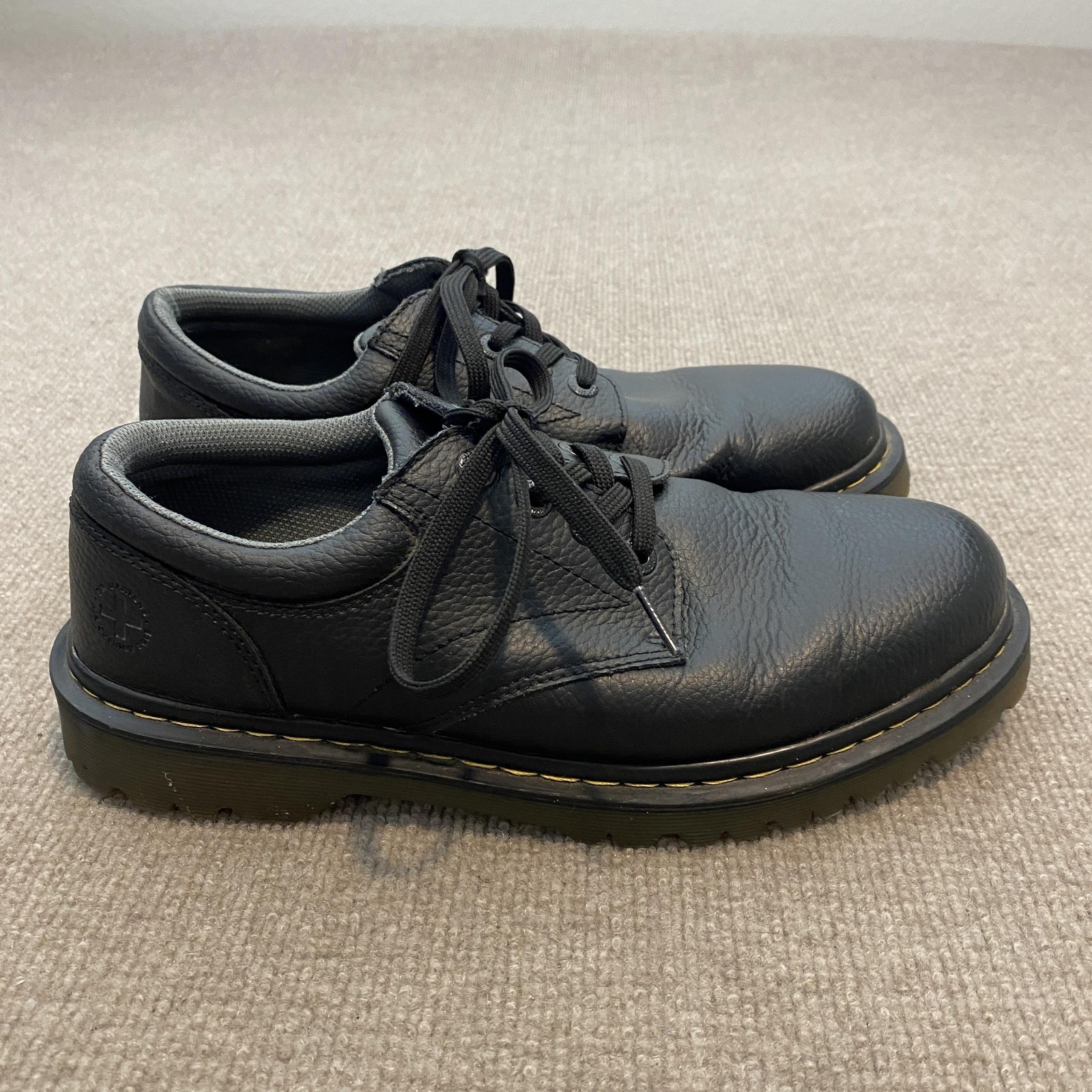 Dr. Martens Ashfeld Shoes Mens Size 11 Black Leather Work Comfort Sneakers