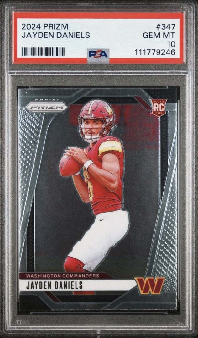 Jayden Daniels Panini Prizm #347 Base