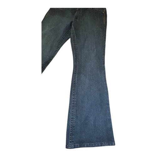 Z. Cavaricci Vintage Medium Wash Denim Flare Leg Jeans Womens Size 14 90s Y2K - Picture 3 of 15