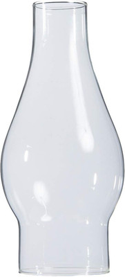   2 1/2 Inch Base by 7 1/2 Inch Tall Clear Oil and Kerosene Lamp Chimney