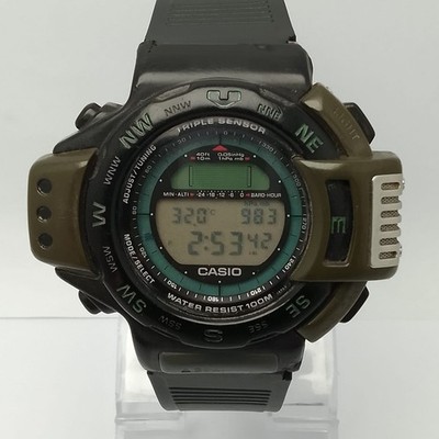 Casio PRO TREK ATC-1000 Triple Sensor Chronograph 1170 Vintage Watch