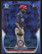 2023 Bowman Chrome Sapphire Edition #BCP-237 Andy Acevedo Prospects