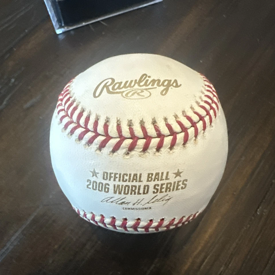 Justin Verlander Signed Autographed Rawlings 2006 World Series Baseball JSA LOA - Image 2 of 4